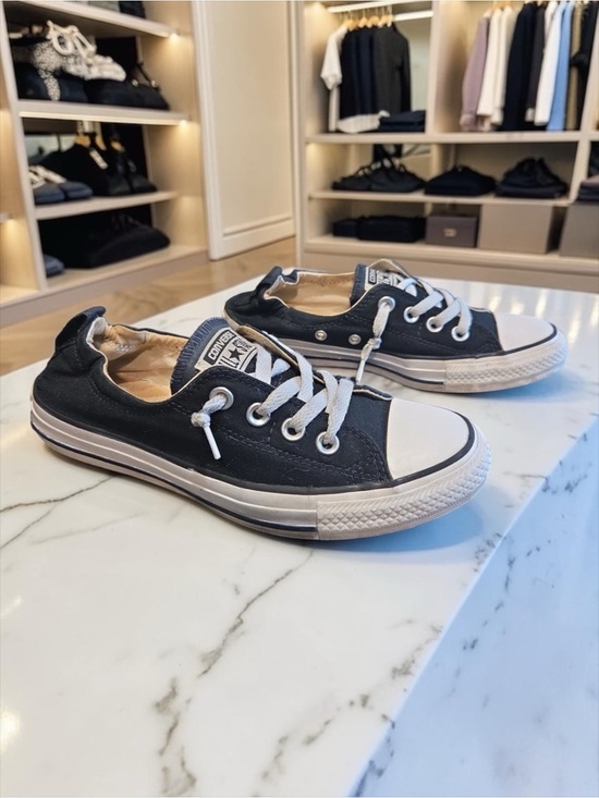 Converse Shoes - Converse Chuck Taylor All Star Shoreline Slip On Women Black Sneakers Size 7
